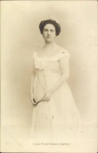 Ak Luise, Kronprinzessin von Sachsen, Portrait