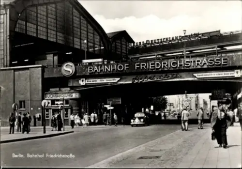 Ak Berlin Mitte, Bahnhof Friedrichstraße, S-Bahn