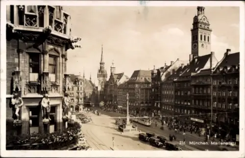 Ak München, Marienplatz