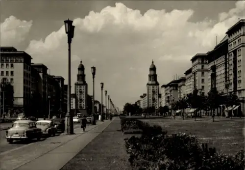 Ak Berlin Friedrichshain, Frankfurter Allee, Frankfurter Tor
