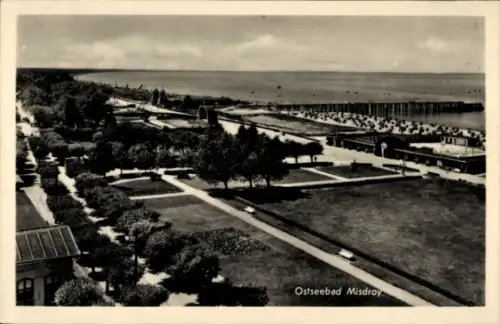 Ak Międzyzdroje Misdroy Pommern, Gesamtansicht