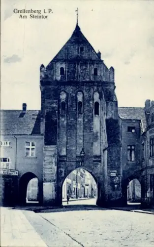Ak Gryfice Greifenberg Pommern, Steintor