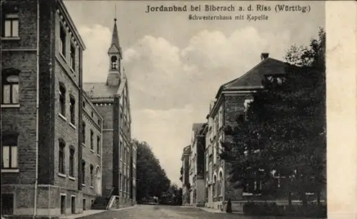 Ak Jordanbad Biberach an der Riß  Oberschwaben Württemberg, Schwesternhaus, Kapelle