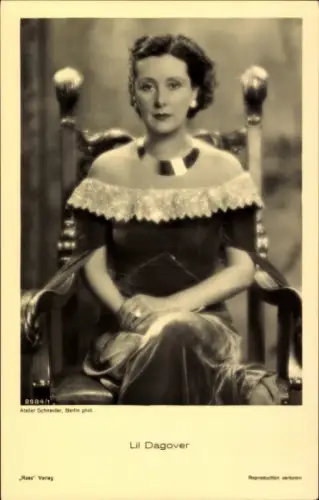 Ak Schauspielerin Lil Dagover, Portrait