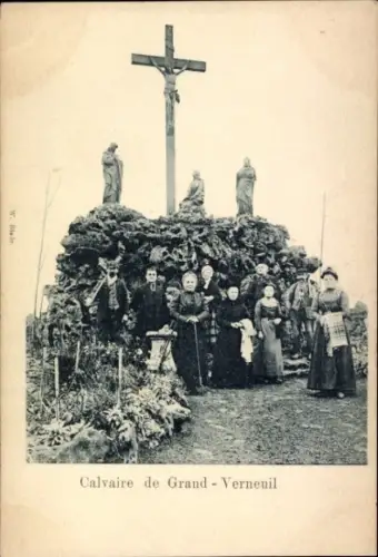CPA Grand Verneuil Meuse, Calvaire de Grand