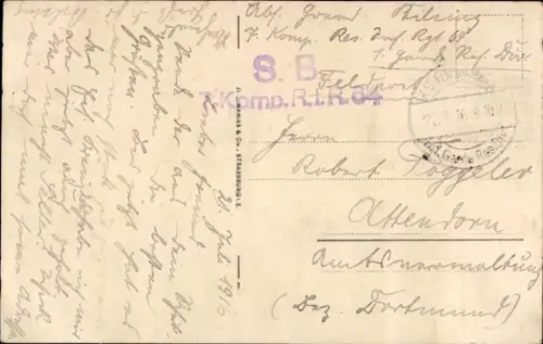 Ak Willerval Pas de Calais, Zerstörte Kirche, Trümmer, Altar, religiöse Symbole