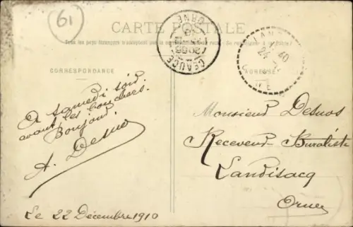 Ak Ceaucé Orne, Ecole des Garcons