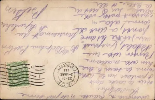 Künstler Ak Anxiete, Die Angst, Frau mit Kind auf dem Fels, Sturmkatastrophe, Schiff