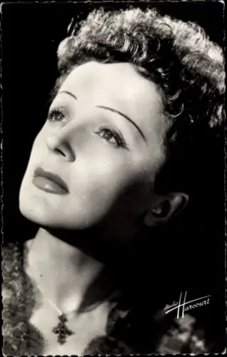 Ak Schauspielerin, Sängerin Edith Piaf, Portrait