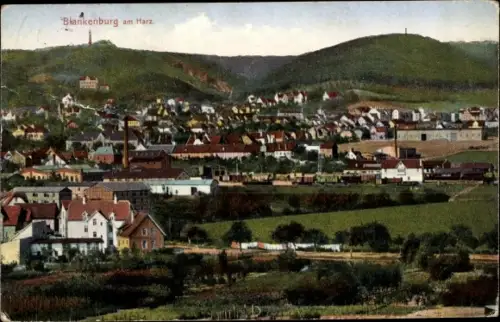 Ak Blankenburg am Harz, Gesamtansicht
