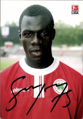 Autogrammkarte Fußballer Moustapha Salifou, SC Rot-Weiß Oberhausen, Autogramm