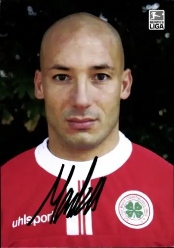 Autogrammkarte Fußballer David Montero, SC Rot-Weiß Oberhausen, Autogramm