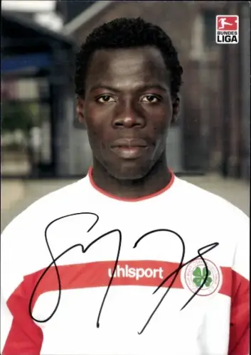 Autogrammkarte Fußballer Moustapha Salifou, SC Rot-Weiß Oberhausen, Autogramm