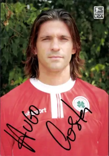 Autogrammkarte Fußballer Hugo Costa, SC Rot-Weiß Oberhausen, Autogramm