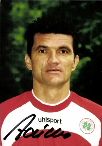 Autogrammkarte Fußballer Dejan Raickovic, SC Rot-Weiß Oberhausen, Autogramm