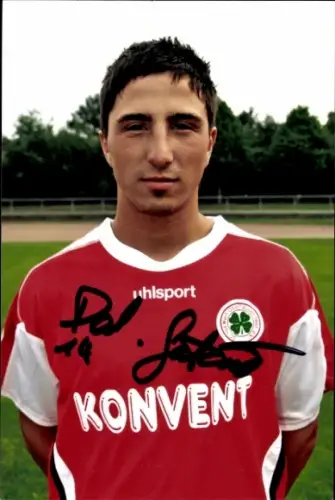 Autogrammkarte Fußballer Dalibor Gataric, SC Rot-Weiß Oberhausen, Autogramm