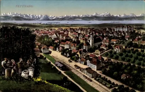 Ak Tettnang in Württemberg, Gesamtansicht