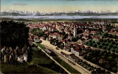 Ak Tettnang in Württemberg, Gesamtansicht