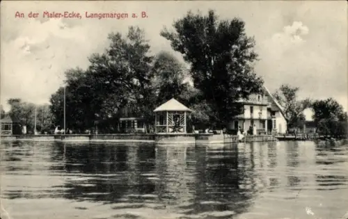 Ak Langenargen am Bodensee, An der Maler-Ecke