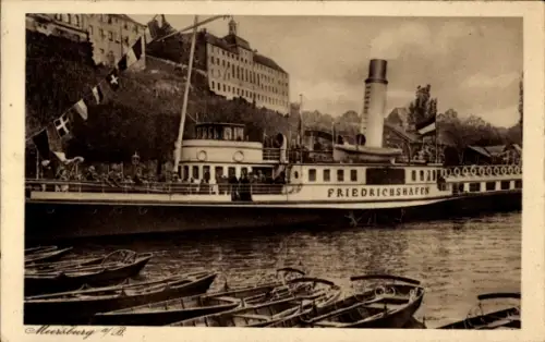 Ak Meersburg am Bodensee, Dampfer Friedrichshafen