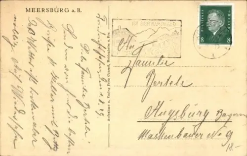 Ak Meersburg am Bodensee, Dampfer Friedrichshafen