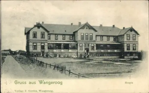 Ak Nordseebad Wangeroog Wangerooge in Ostfriesland, Hospiz