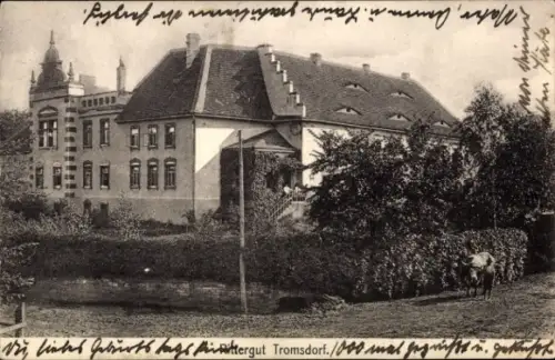 Ak Tromsdorf Eckartsberga in Thüringen, Rittergut