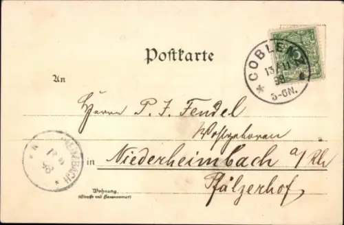 Litho Düsseldorf am Rhein, Rheinbrücke, Neuer Rheinhafen