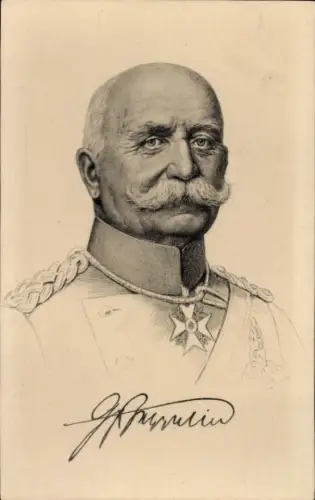 Künstler Ak Ferdinand Graf von Zeppelin, Portrait