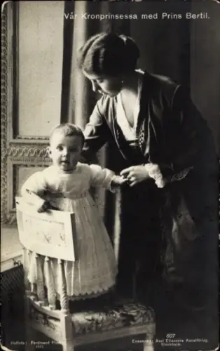 Ak Kronprinzessin Margaret von Schweden, Prinz Bertil