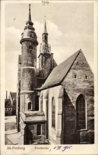 Ak Freiberg in Sachsen, Petrikirche
