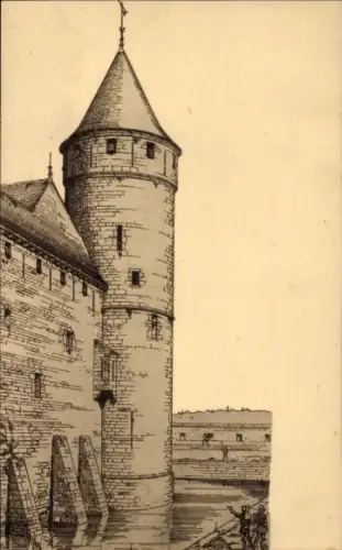 Künstler Ak Philippeville Wallonie Namur, Château de Fagnolle