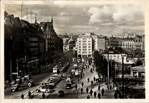 Ak Hamburg Mitte Neustadt, Jungfernstieg