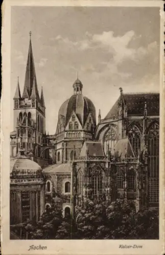 Ak Aachen,  Kaiser-Dom