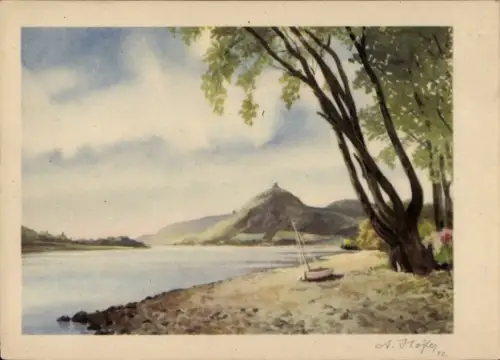 Künstler Ak Höfer, A., Bonn am Rhein, "Rhein bei Bonn"