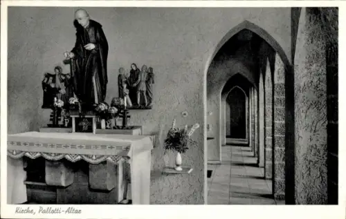 Ak Freising in Oberbayern, Missions-Seminar, Kirche, Pallotti-Altar