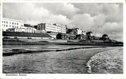 Ak Nordseebad Borkum in Ostfriesland, Strandpartie