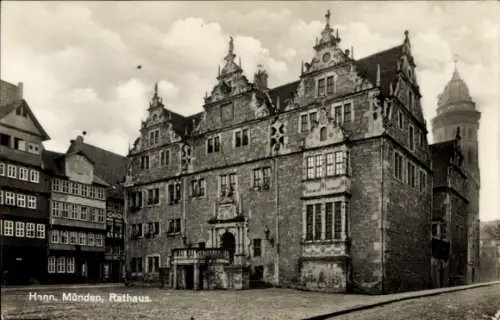 Ak Hann. Münden in Niedersachsen,  Rathaus