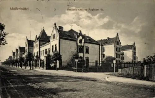 Ak Wolfenbüttel in Niedersachsen, Artillerie-Kaserne Regt. 46