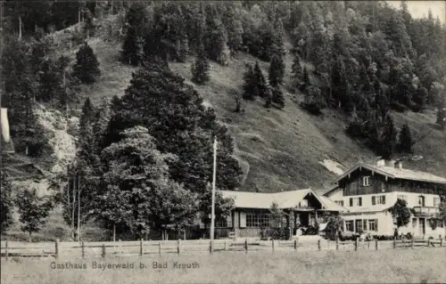 Ak Kreuth am Tegernsee Oberbayern, Gasthof Bayerwald