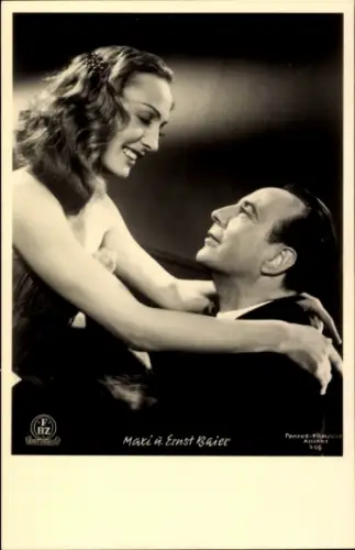 Foto Eiskunstläuferpaar Maxi und Ernst Baier, Portrait