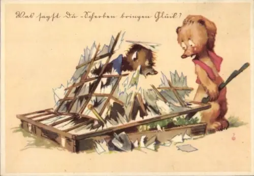 Künstler Ak Salac, Was sagt Du, Scherben bringen Glück?