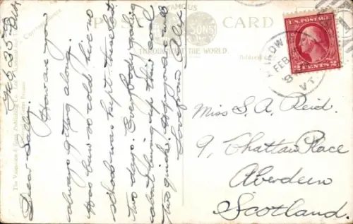 Ak St. Johns Quebec Kanada, Blick vom Kirchturm