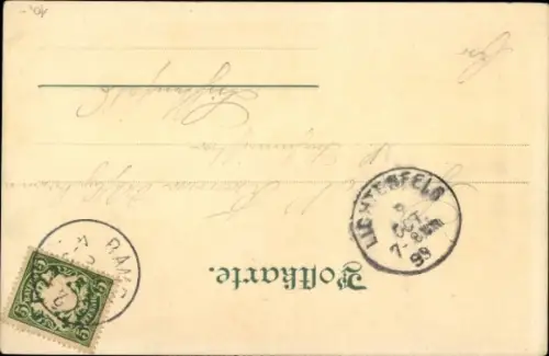 Litho Kinderportrait, Sterne