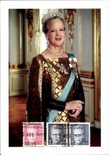 Ak Königin Margrethe II, Adel Dänemark