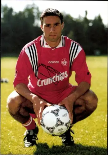 Autogrammkarte Fußballer Marco Reich, 1. FC Kaiserslautern, Autogramm