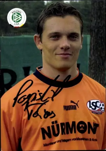 Autogrammkarte Fußballer Tobias Pospischil, 1. SC Feucht, Autogramm