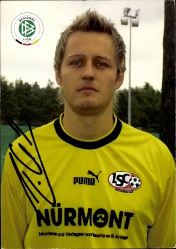 Autogrammkarte Fußballer Enrico Keller, 1. SC Feucht, Autogramm