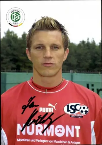 Autogrammkarte Fußballer Jan Küchling, 1. SC Feucht, Autogramm