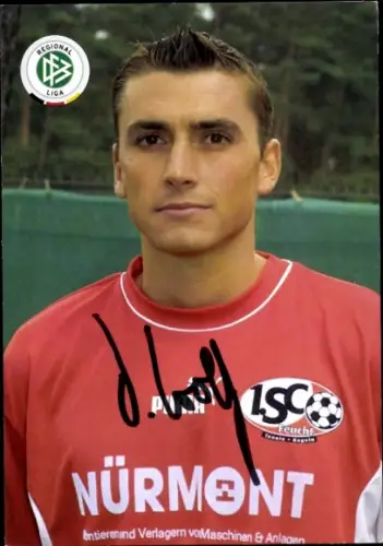 Autogrammkarte Fußballer Daniel Wolf, 1. SC Feucht, Autogramm